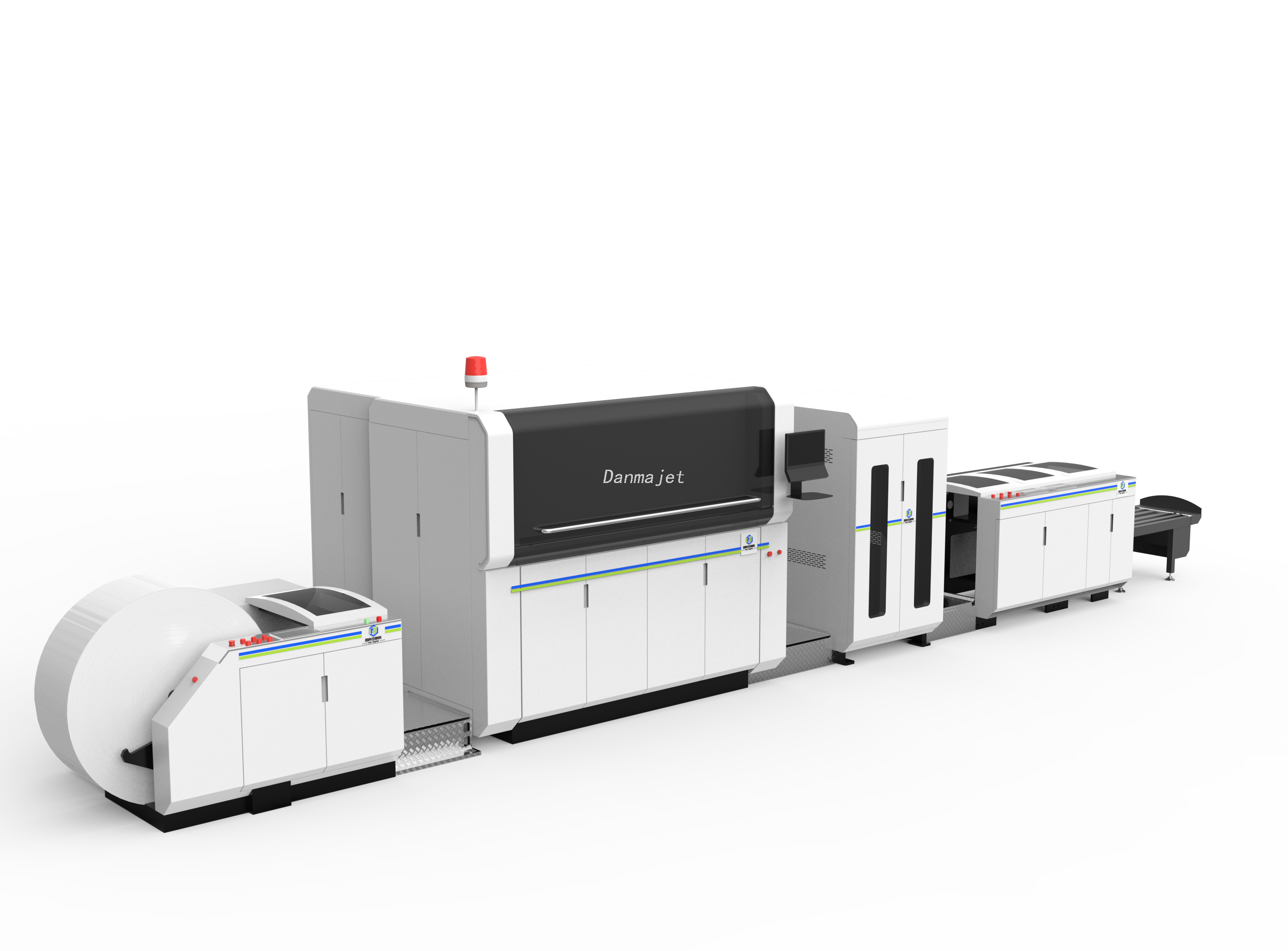 Monochrome Dual-Color Inkjet Digital Press Pod Printing Machine